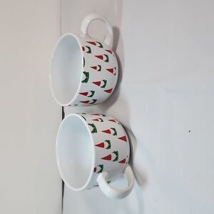 MSRF Design Studio Christmas Santa Claus coffee tea mugs cups red green …